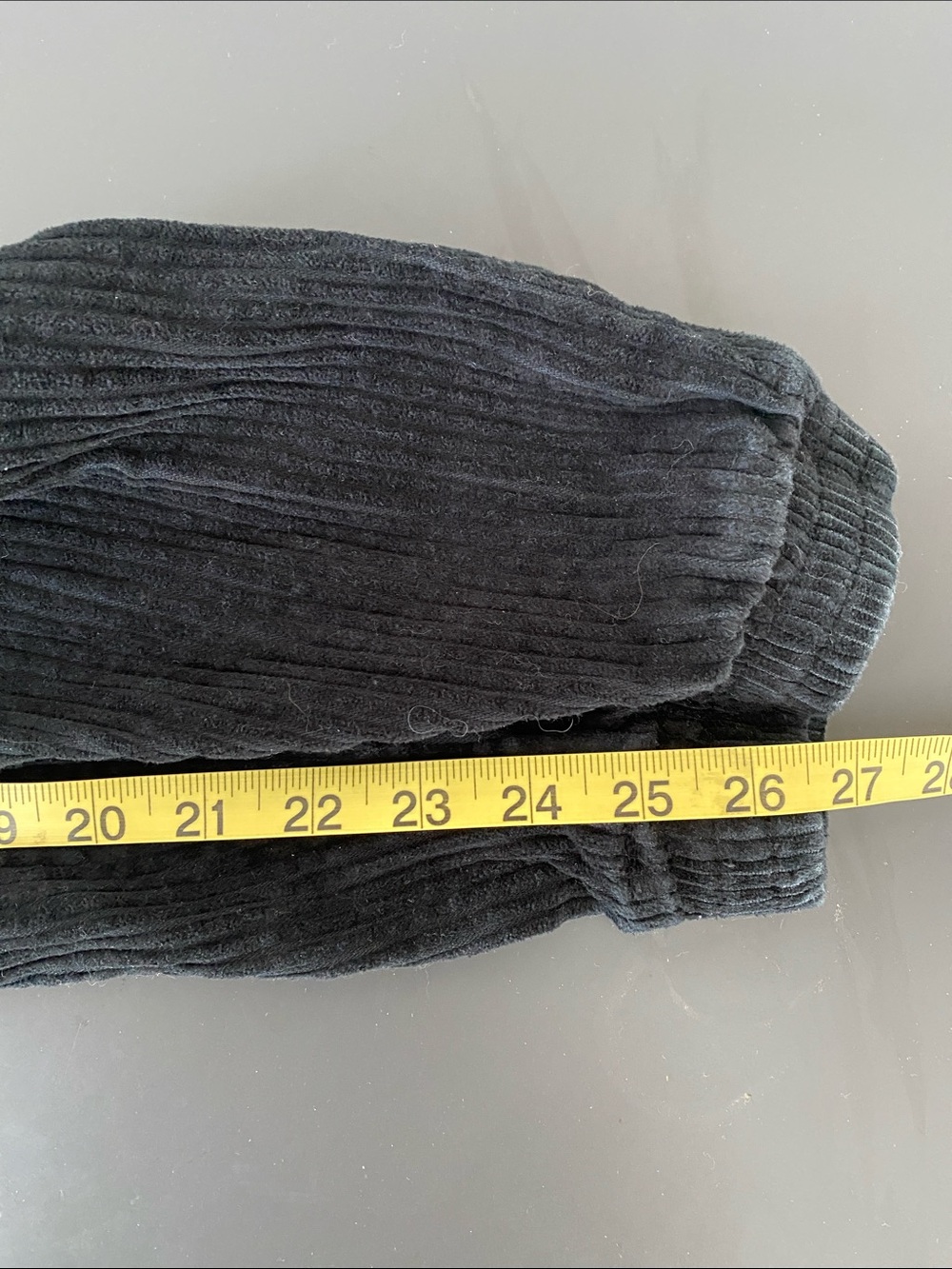 BDG Urban Outfitters Black Wide Corduroy Elastic-Waist Pants Sz S Minimal Chic - Picture 14 of 14